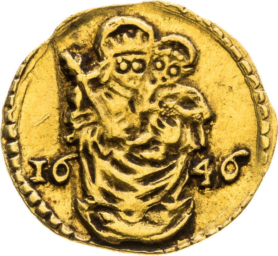 1/4 Ducat 1646 - back