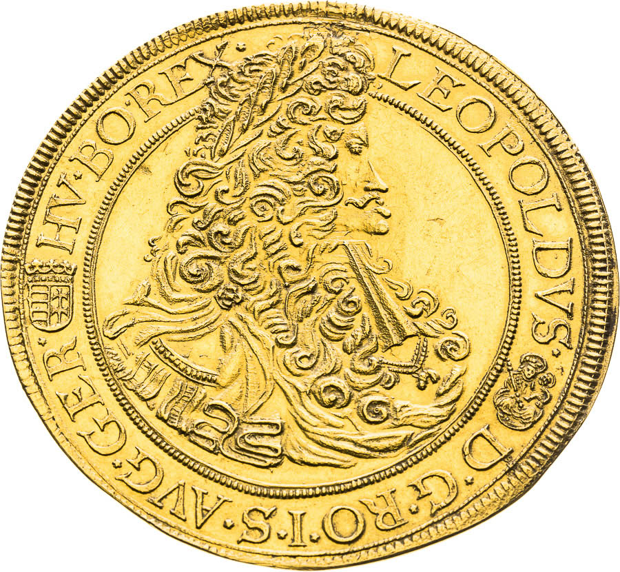 5 Ducats 1703 - front