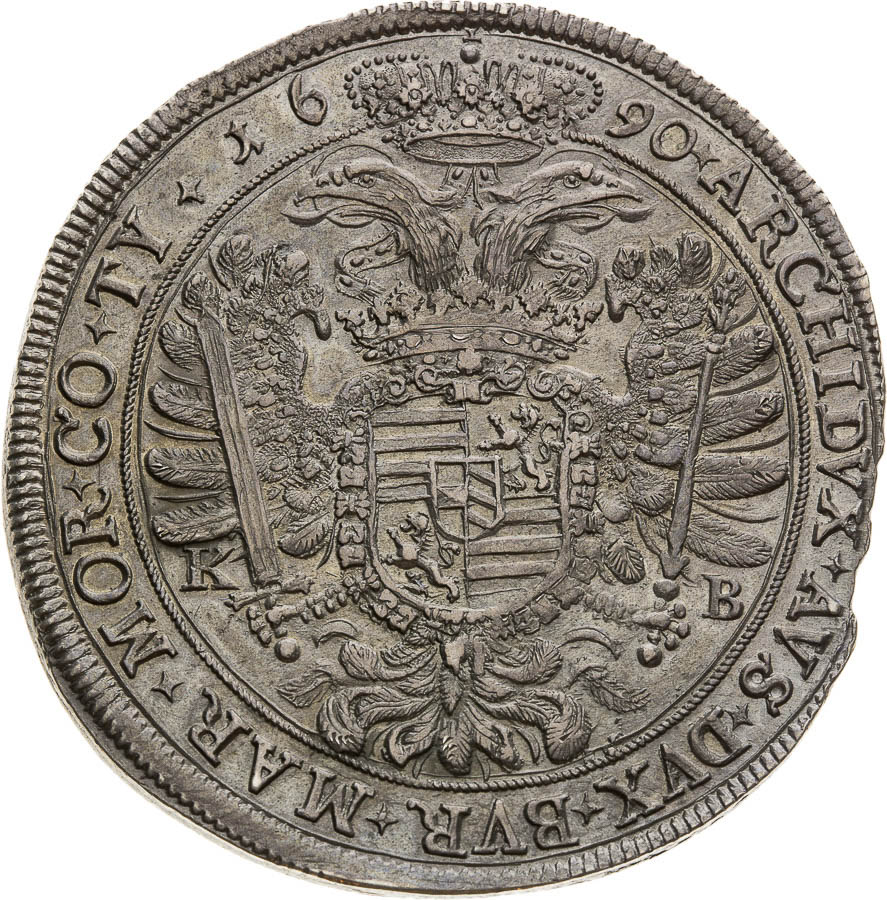 Thaler 1690 - back