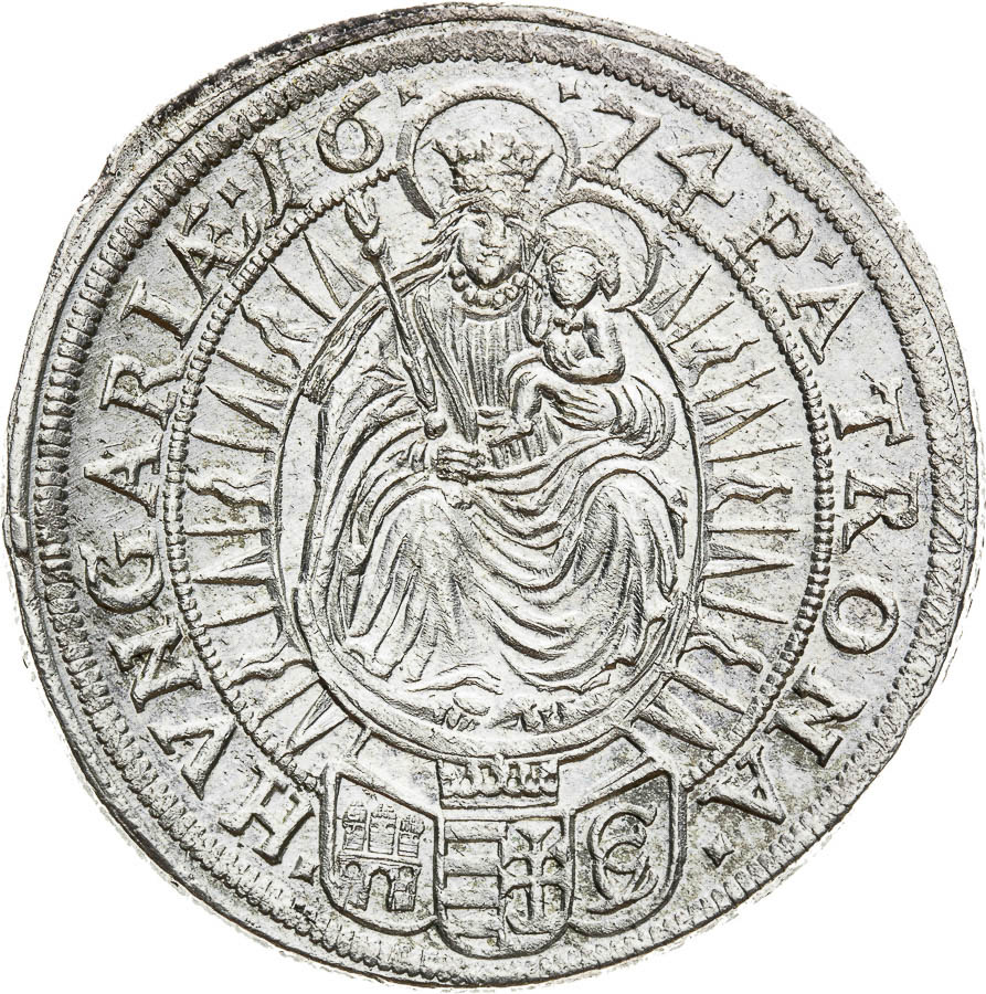 XV Kreutzer 1674 - back