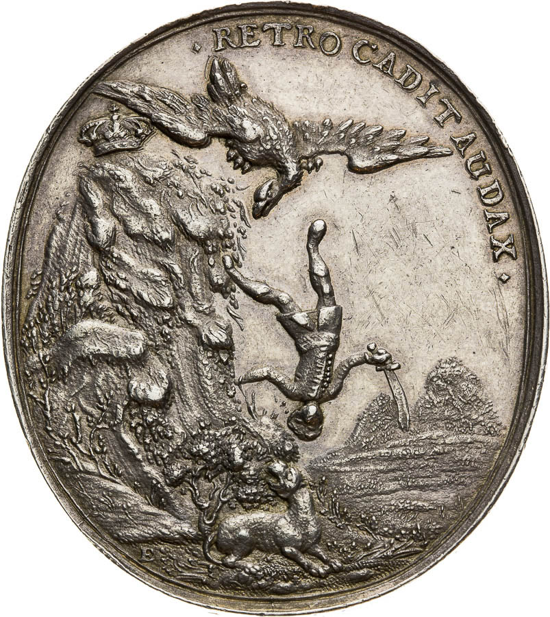 Silver Medal (1690) - back