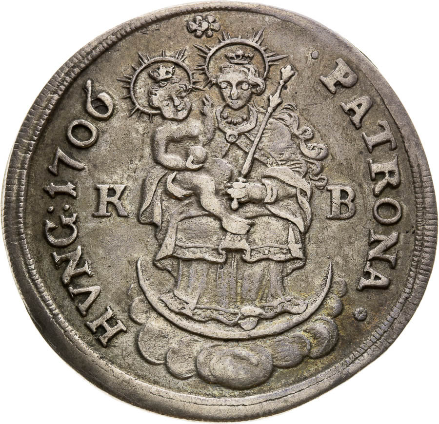 1/2 Thaler 1706 - back