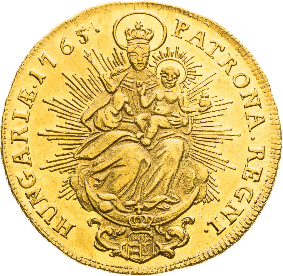 2 Ducats 1765 - back
