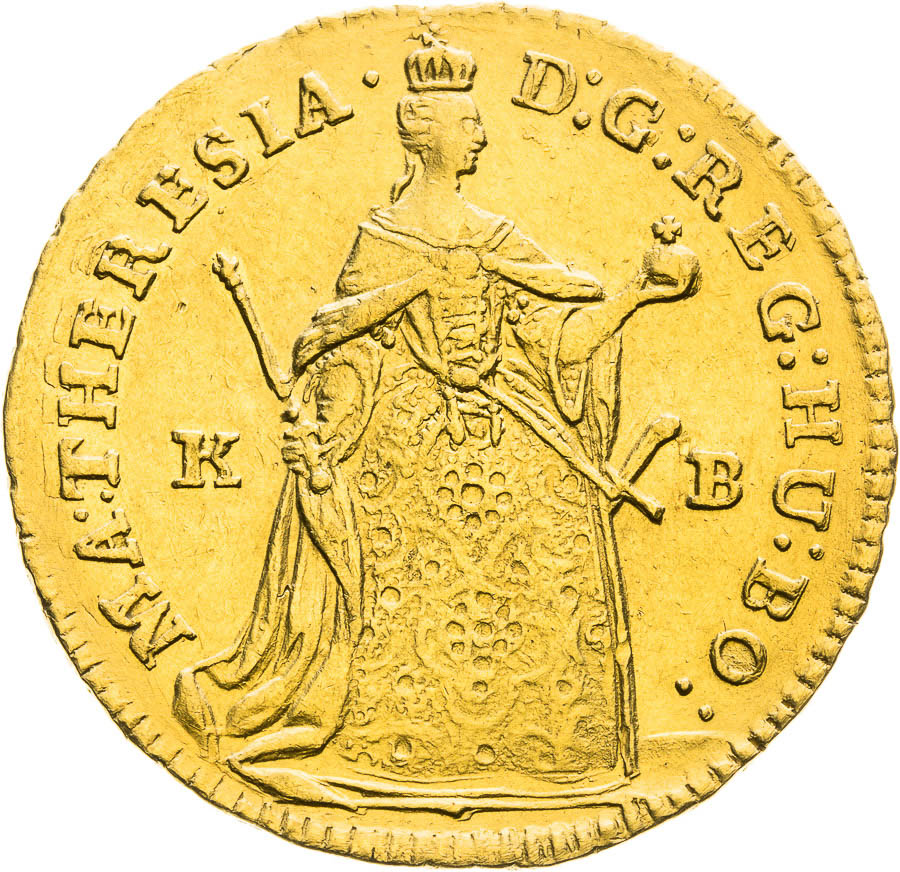 Ducat 1742 - front