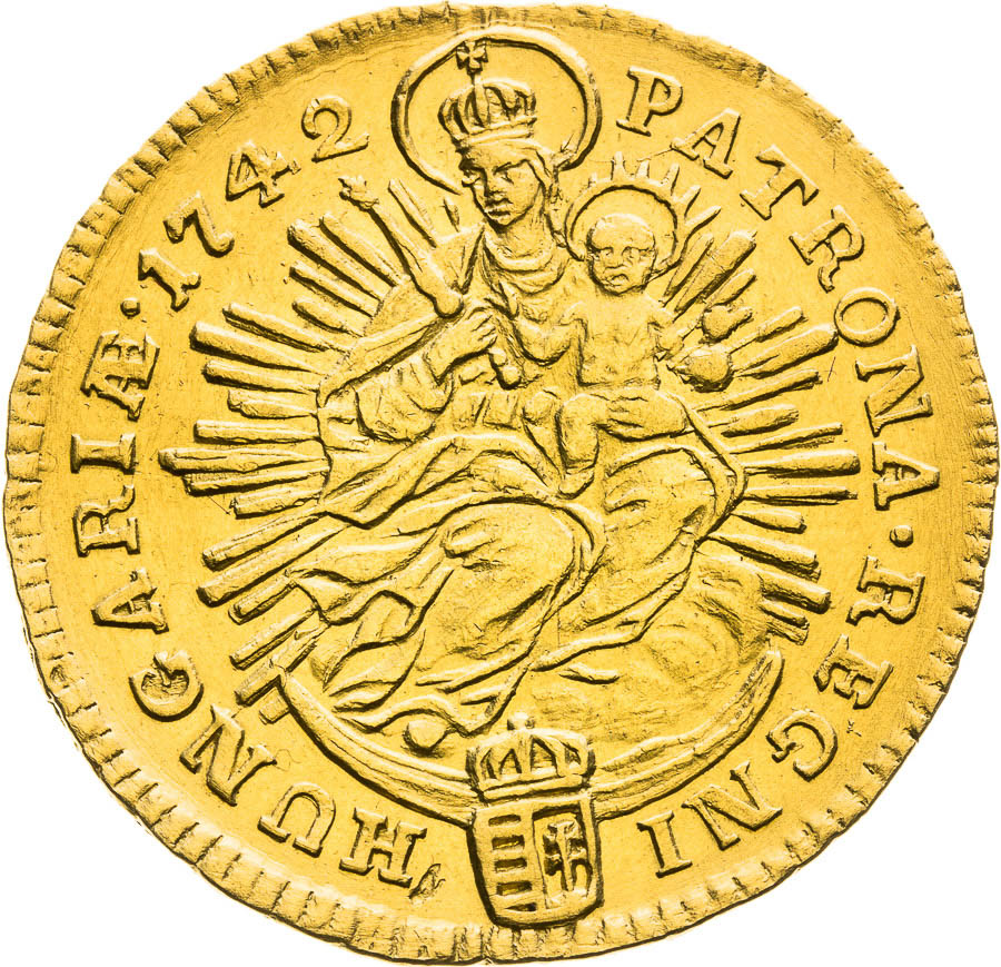 Ducat 1742 - back