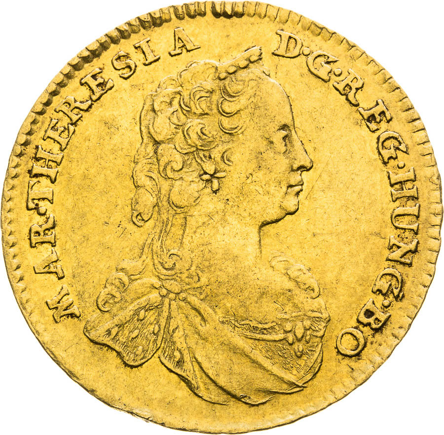 Ducat 1742 - front