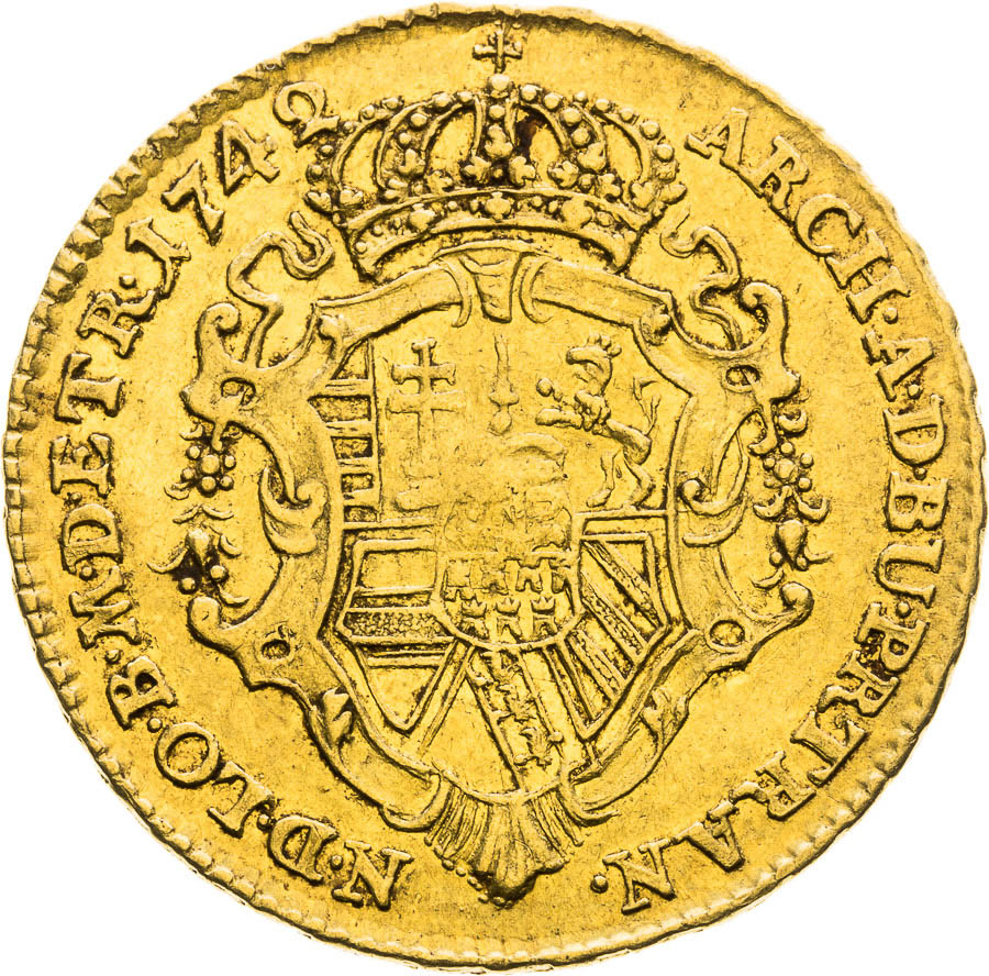 Ducat 1742 - back