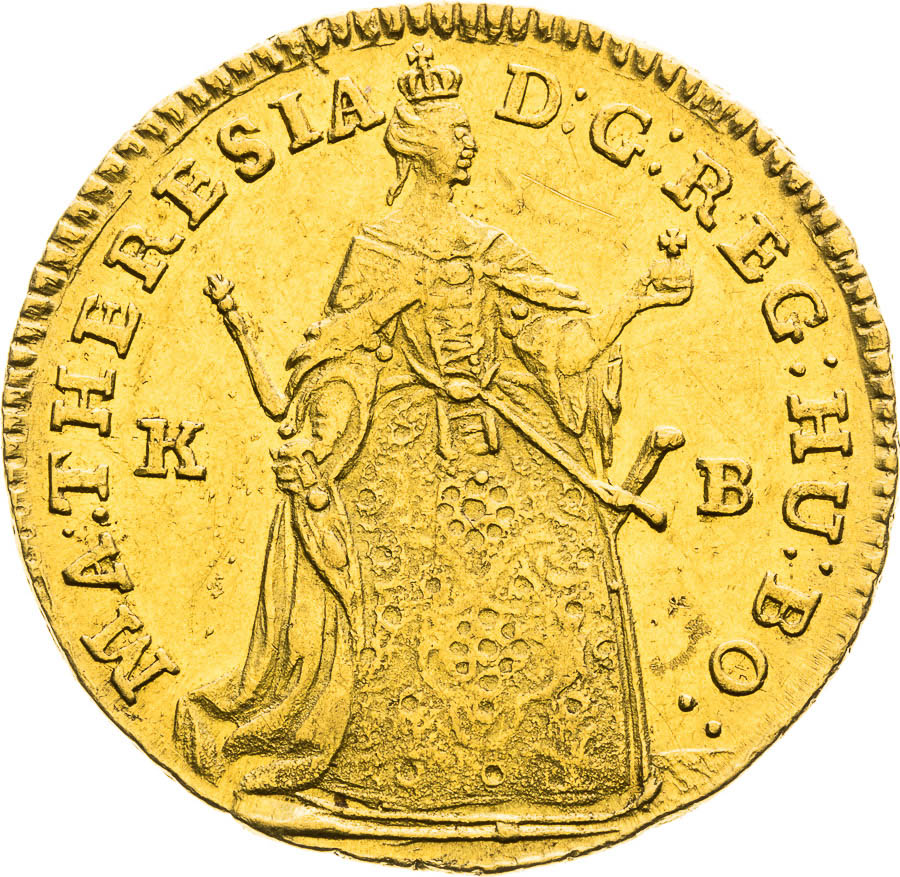 Ducat 1743 - front