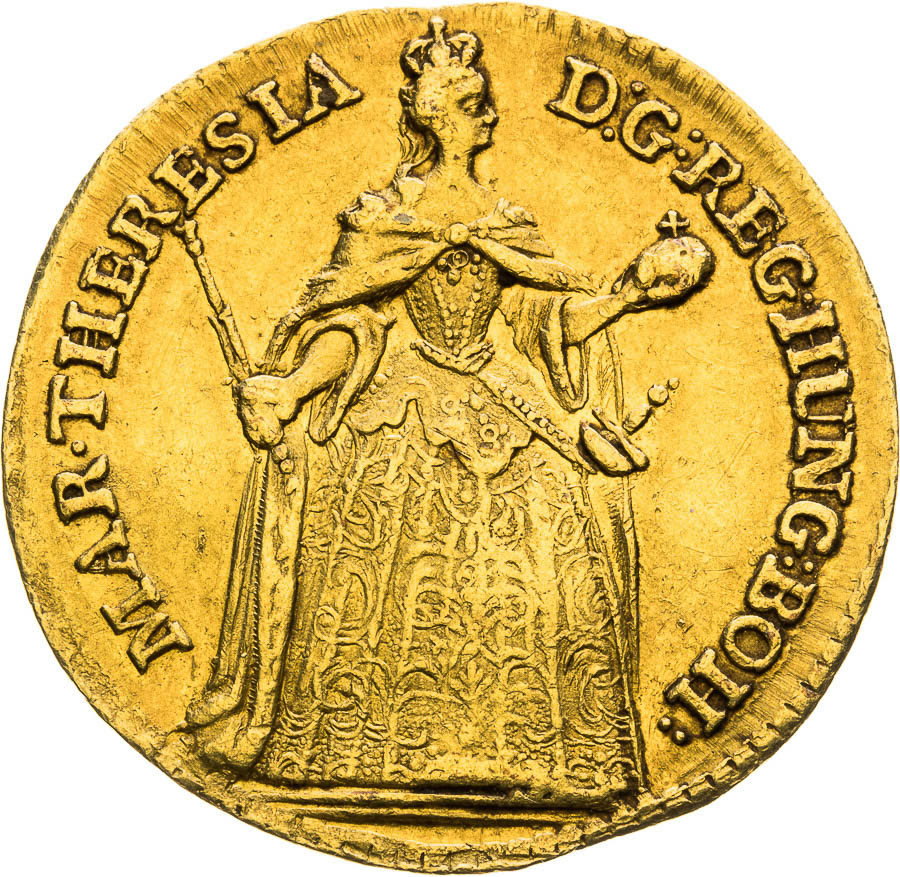 Ducat 1744 - front