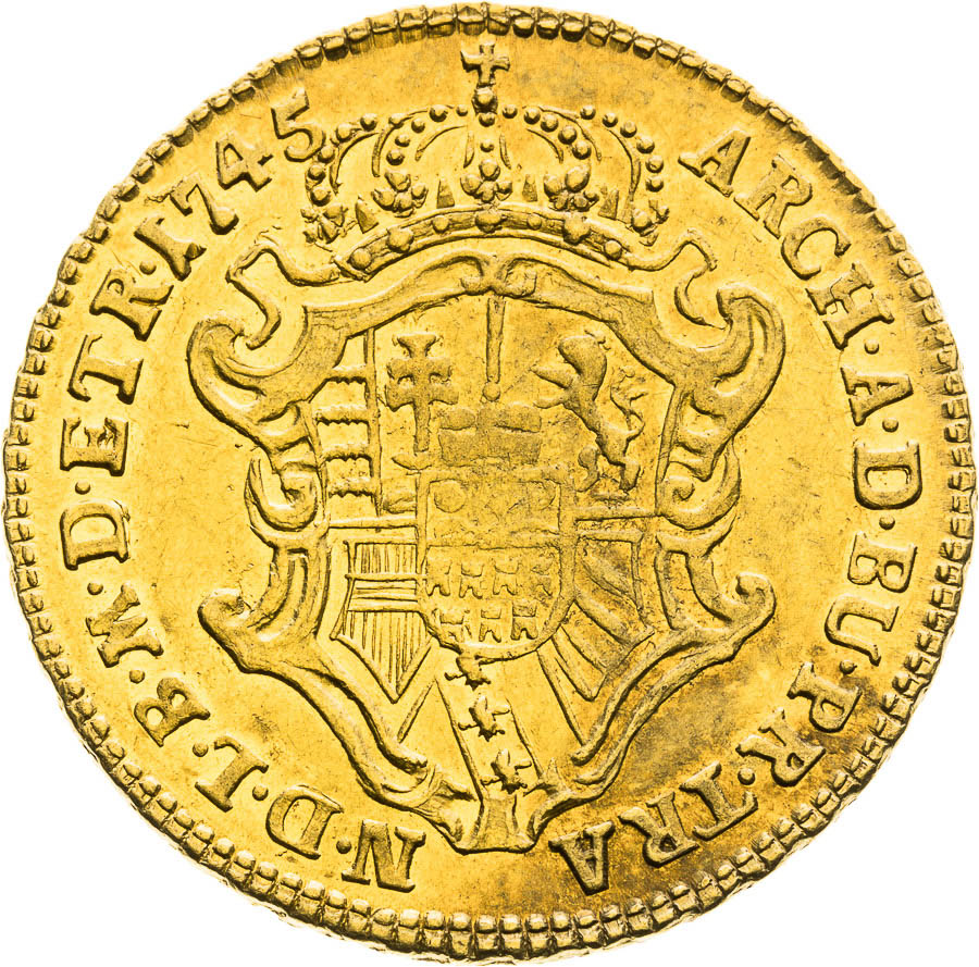 Ducat 1745 - back