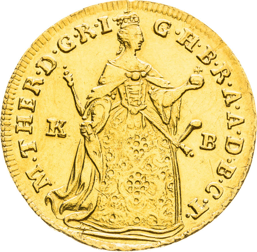Ducat 1753 - front