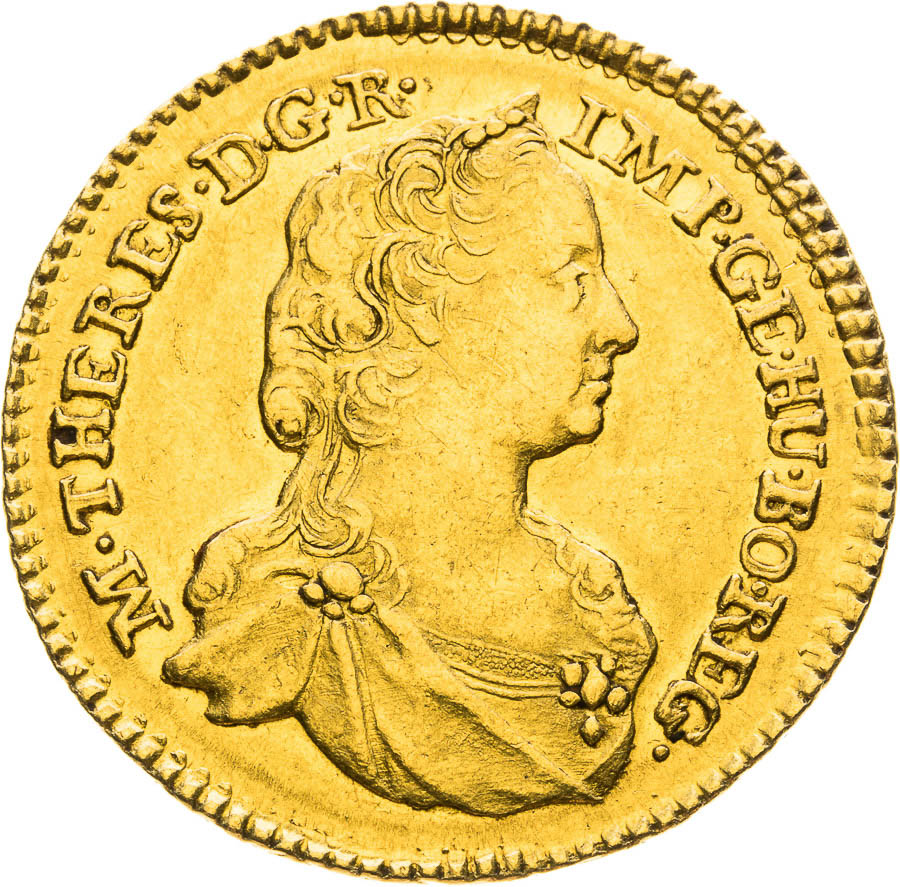 Ducat 1757 - front