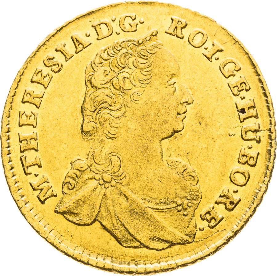 Ducat 1758 - front