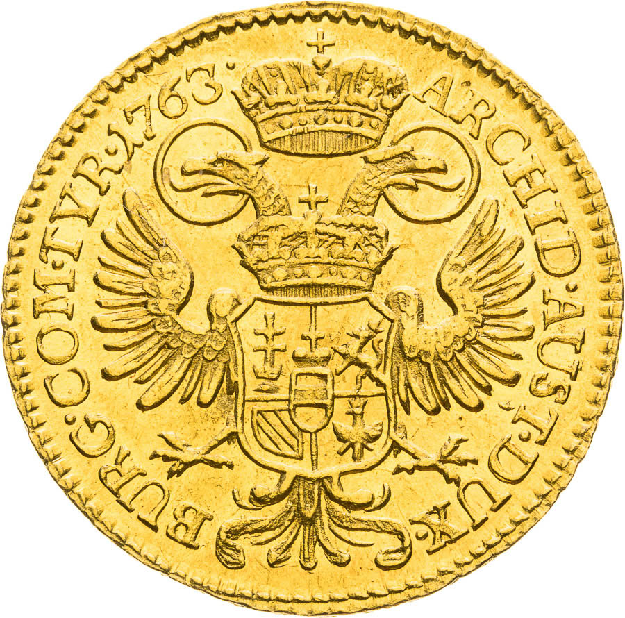 Ducat 1763 - back