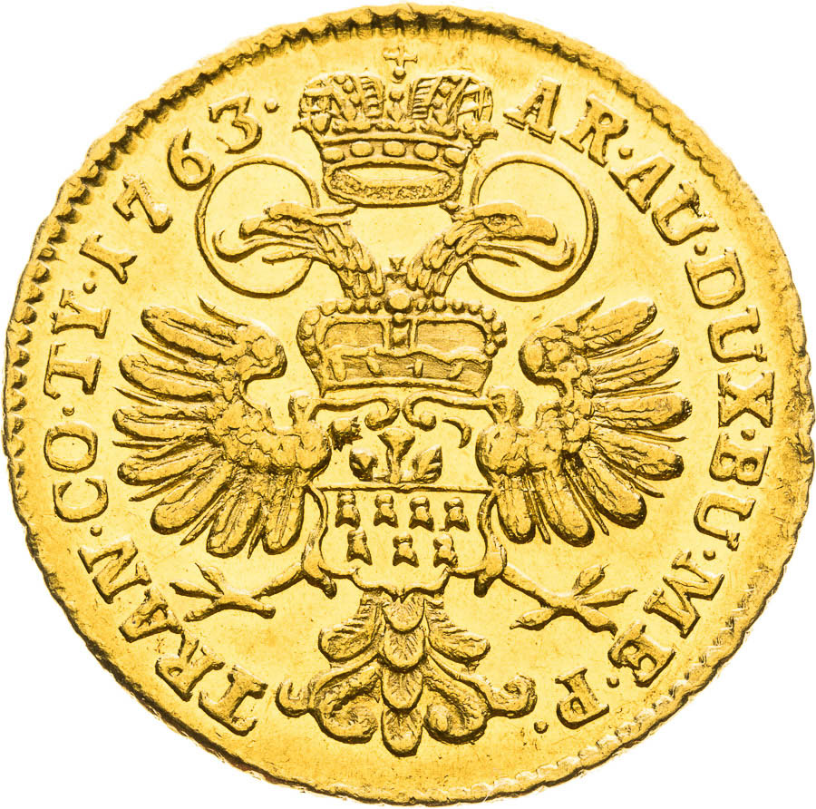 Ducat 1763 - back