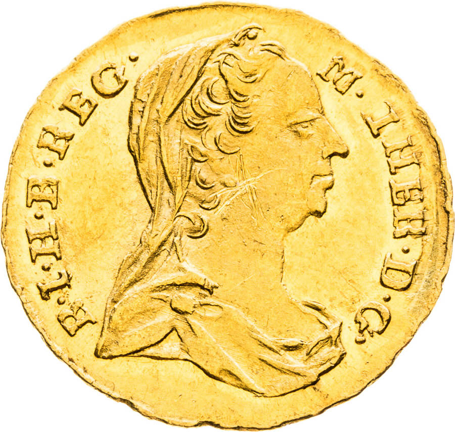 1/4 Ducat 1780 - front