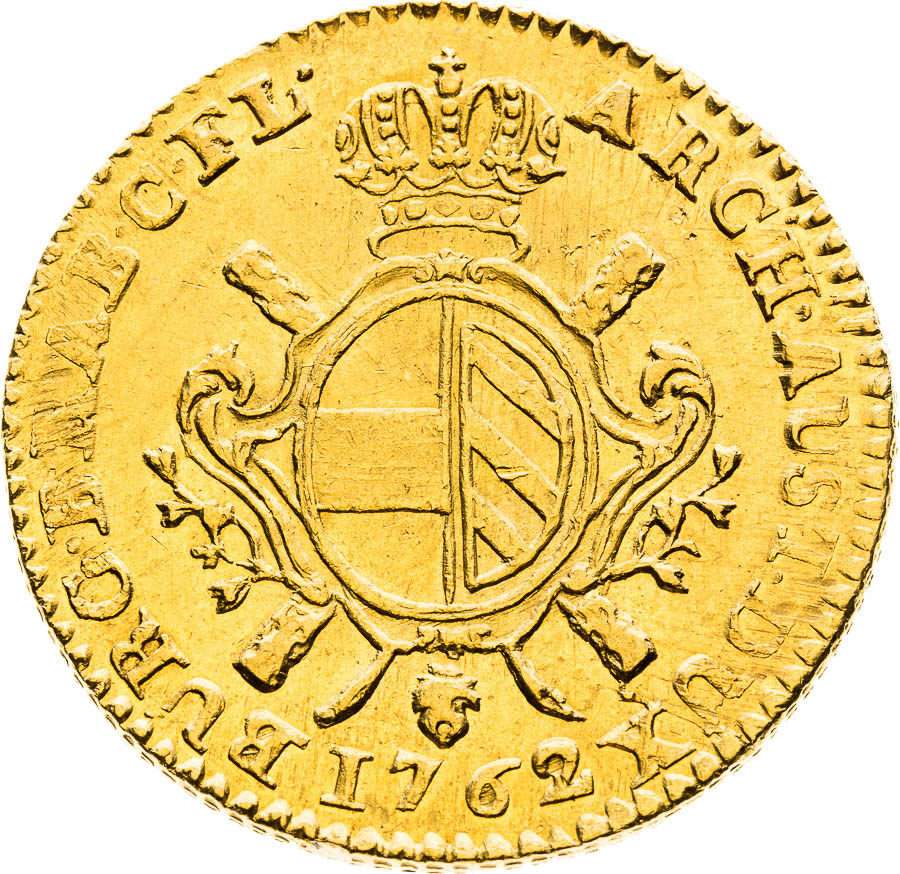 2 Souverain d'Or 1762 - back