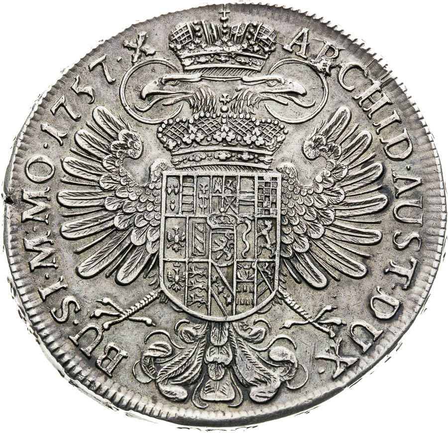 Thaler 1757 - back