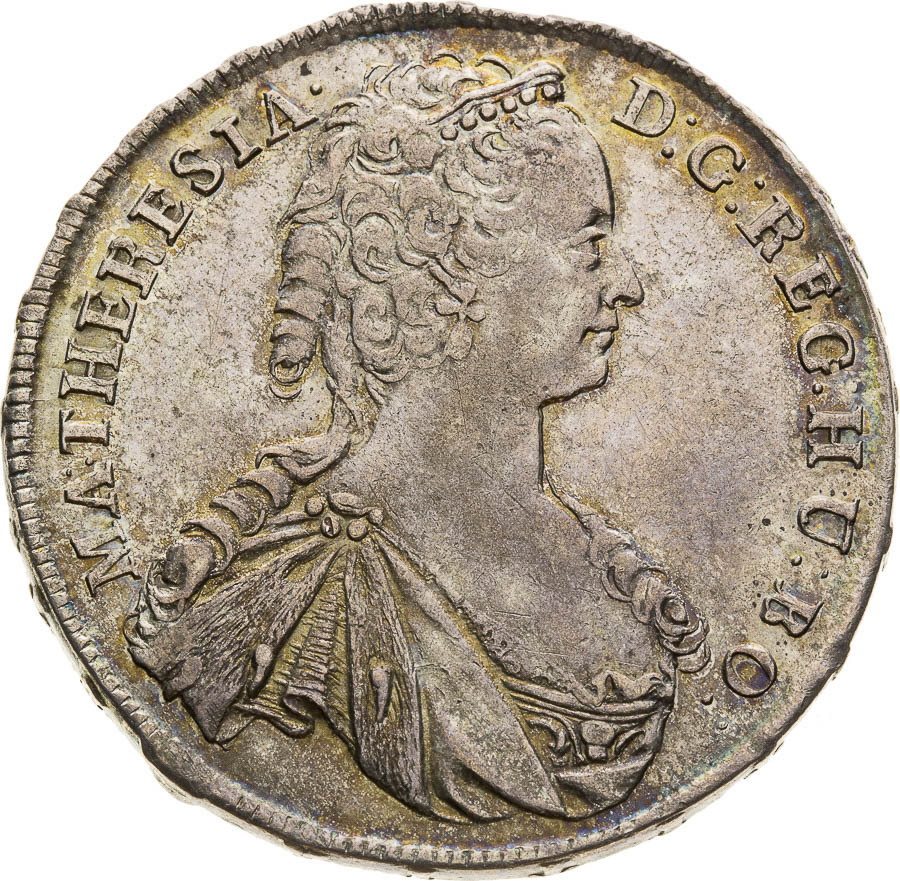 1/2 Thaler 1745 - front