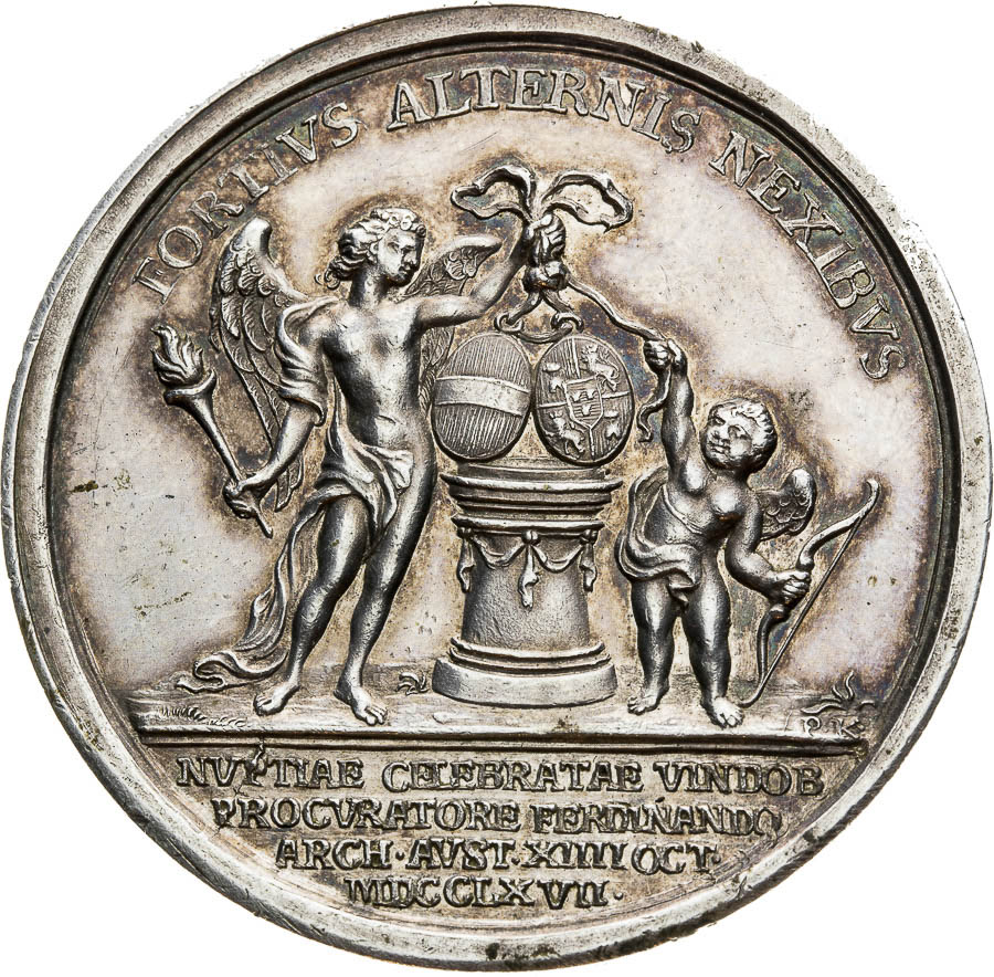 Silver Medal 1767 - back