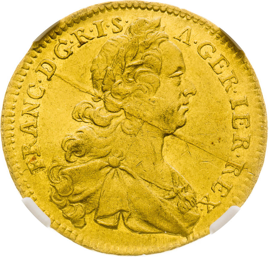 Ducat 1755 - front