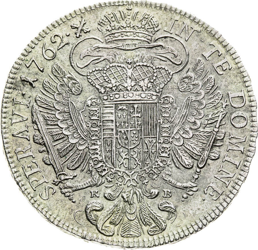Thaler 1762 - back