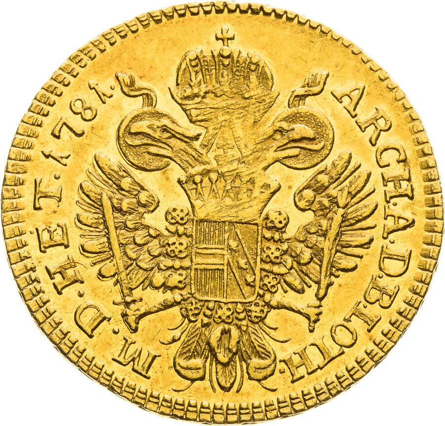 Ducat 1781 - back