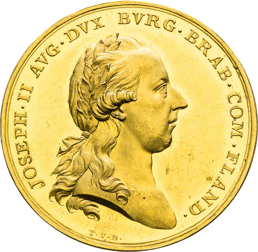 Gold Medal 1781 (10 Ducats) - front