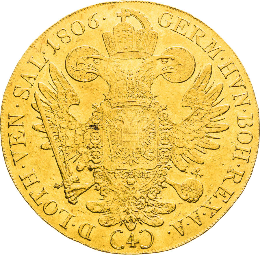 4 Ducats 1806 - back