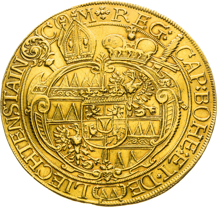 5 Ducats 1678 - back