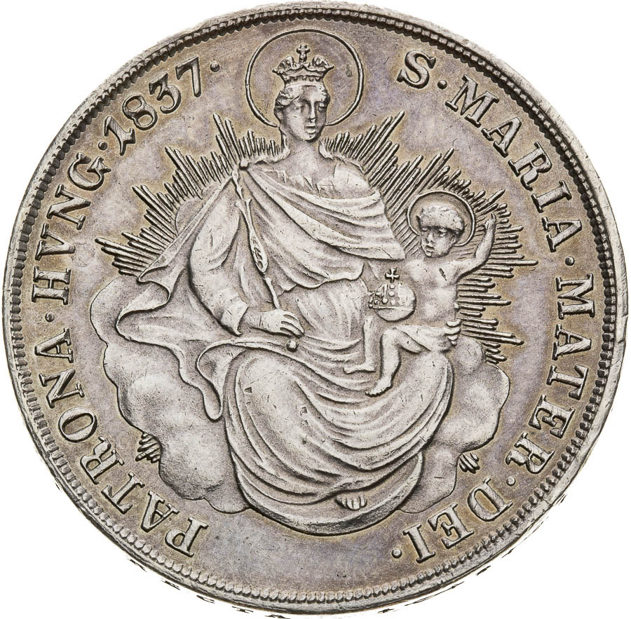 1/2 Thaler 1837 - back