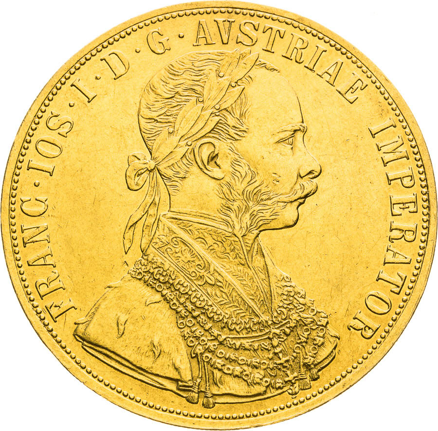 4 Ducats 1876 - front