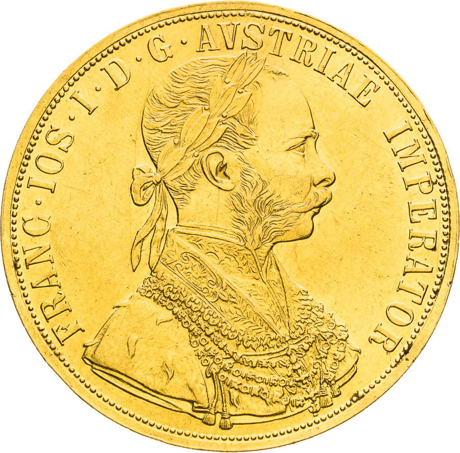 4 Ducats 1891 - front
