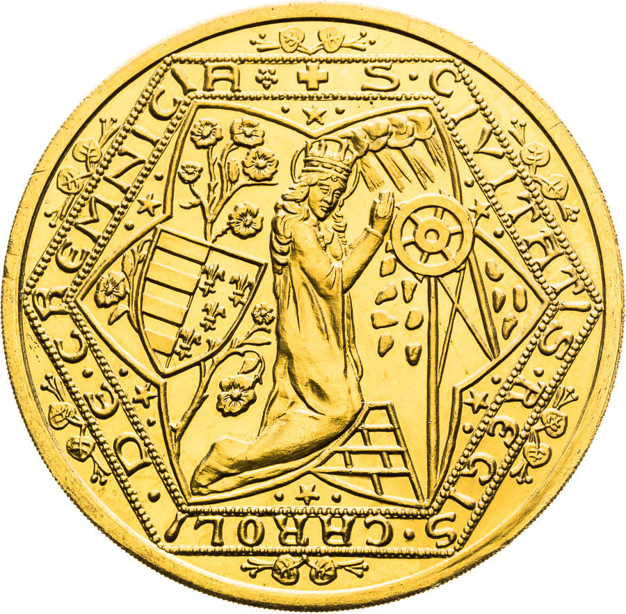 Gold Medal 1934 (10 Ducats) - front