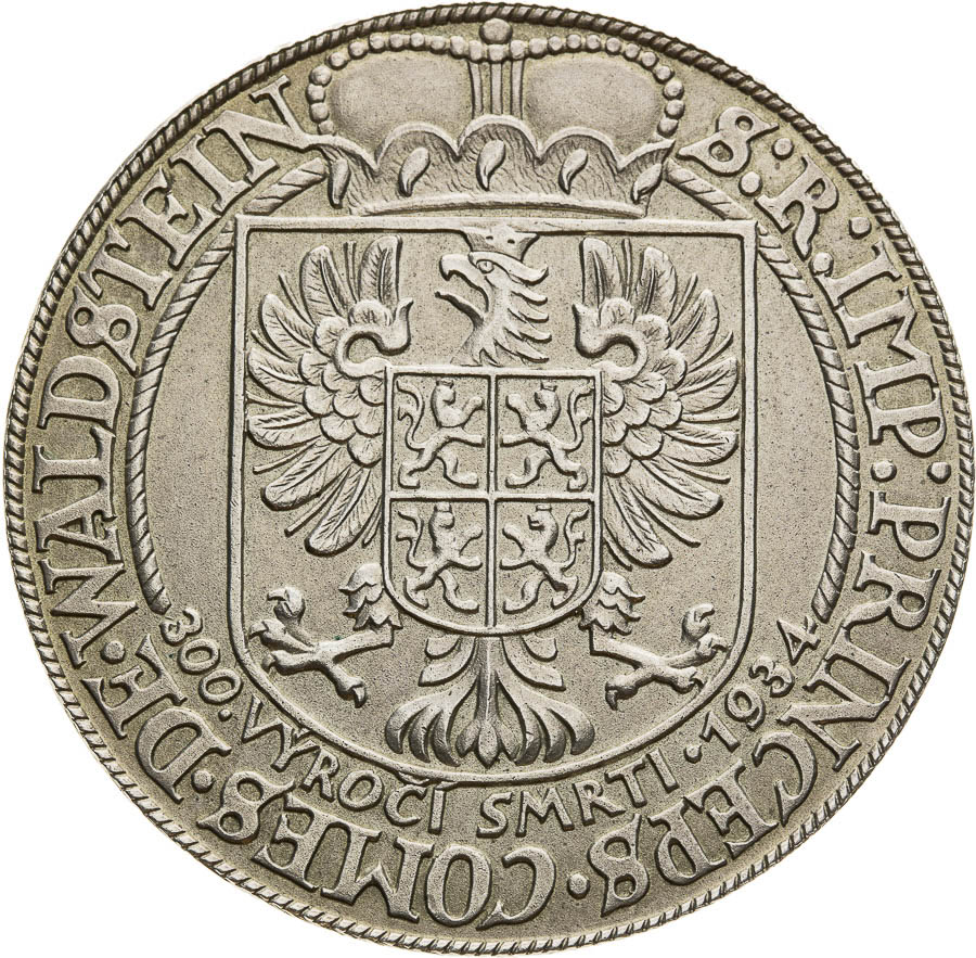Silver Medal 1934 (matt version) - back