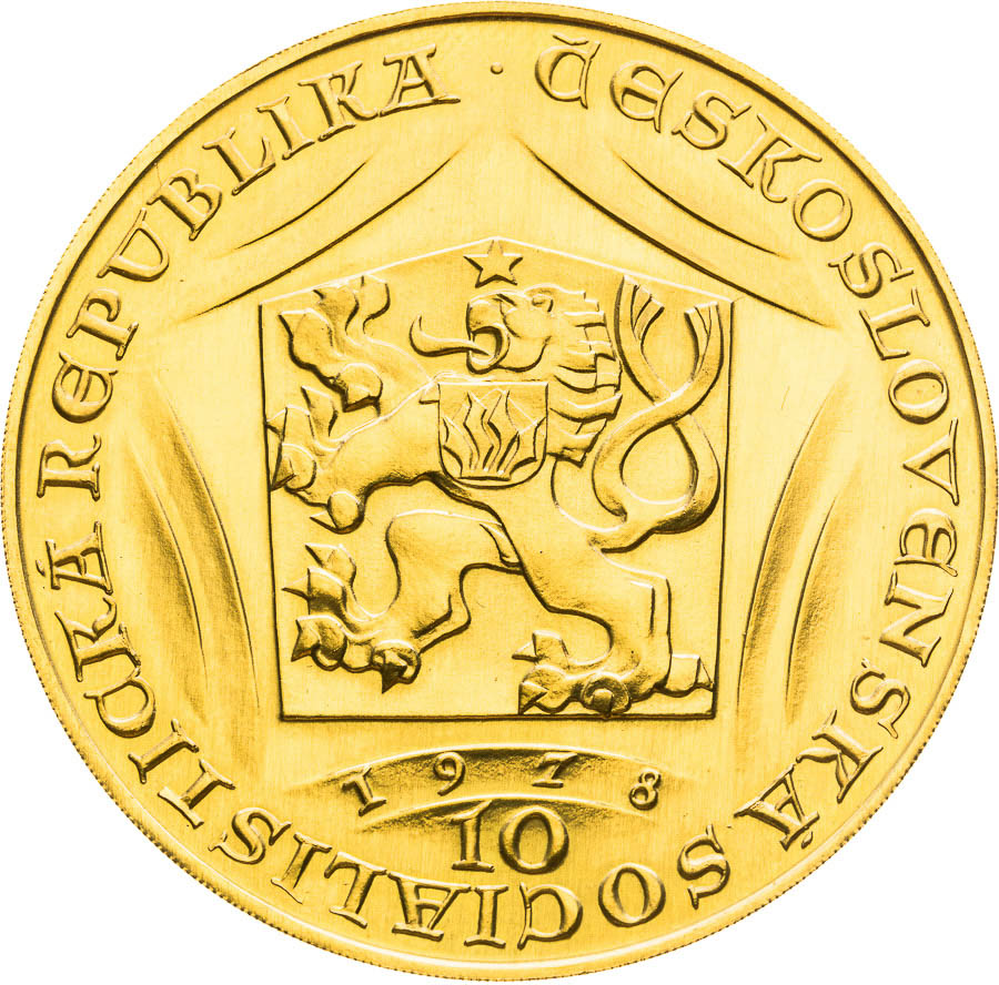 10 Ducats 1978  - front