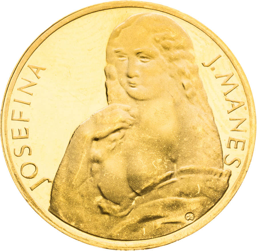 Gold medal 1971 (Ducat) - back