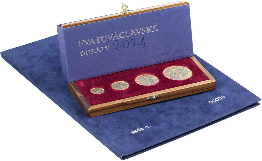 Set of St. Wenceslaus ducats 2014 (4 pcs) - front