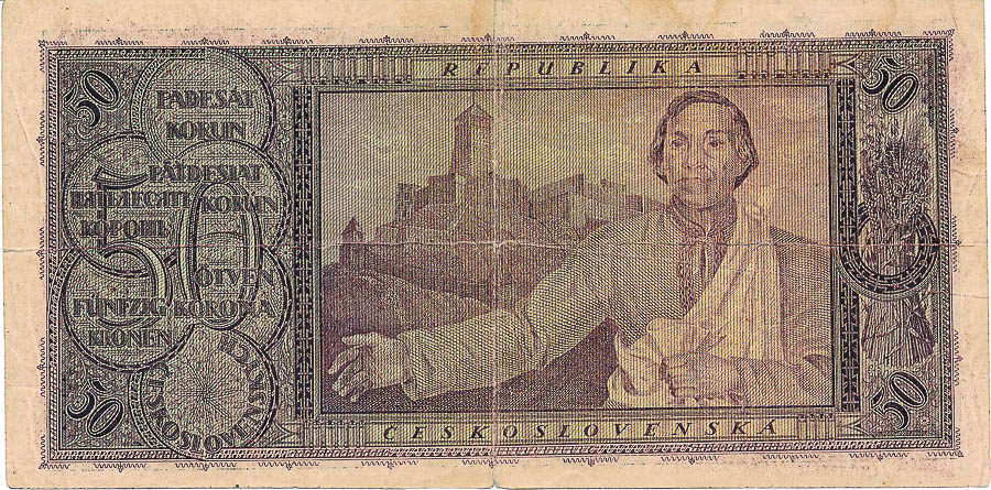 50 Koruna 1922 - front