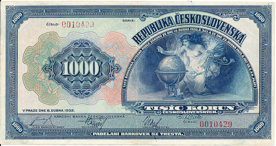 Koruna 1932 - front