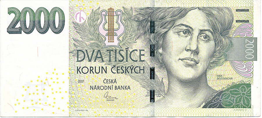 2000 Koruna 2007 - front