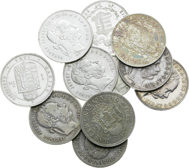 Silver Coins (11 pcs) - front