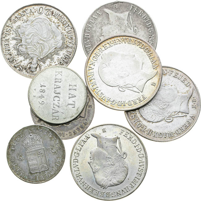 Silver Coins (8 pcs) - front