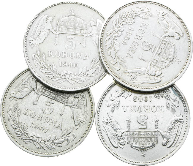 Silver Coins (4 pcs) - front