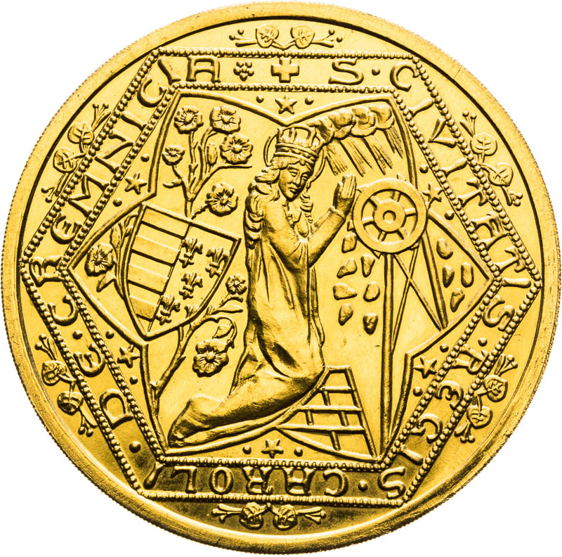 Gold Medal 1934 (10 Ducats) - front