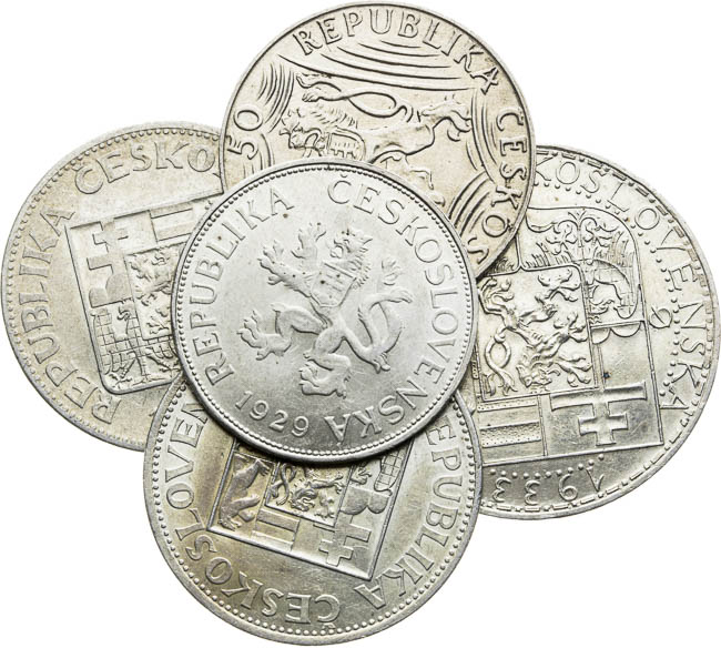 Silver Coins (5 pcs) - front