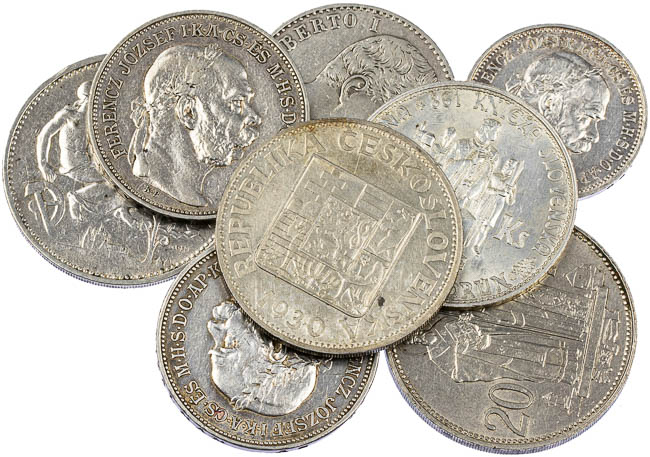 Silver Coins (8 pcs) - front
