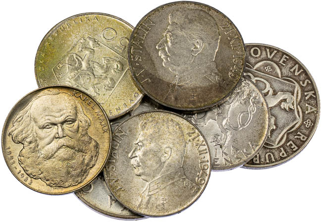 Silver Coins (7 pcs) - front