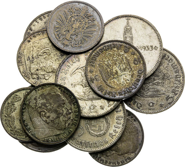 Silver Coins (12 pcs) - front