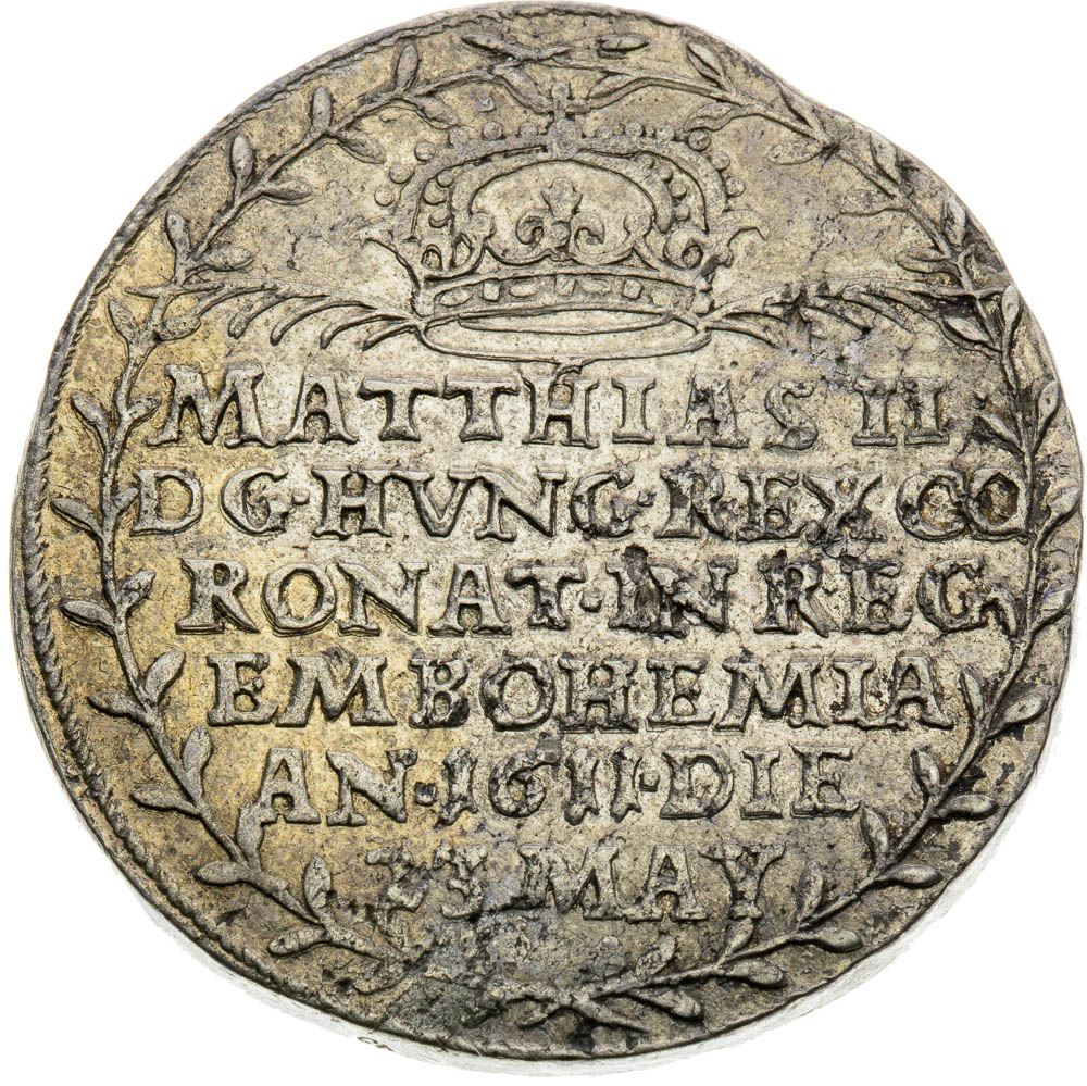 Stříbrný žeton 1611 (tlustý odražek) - avers